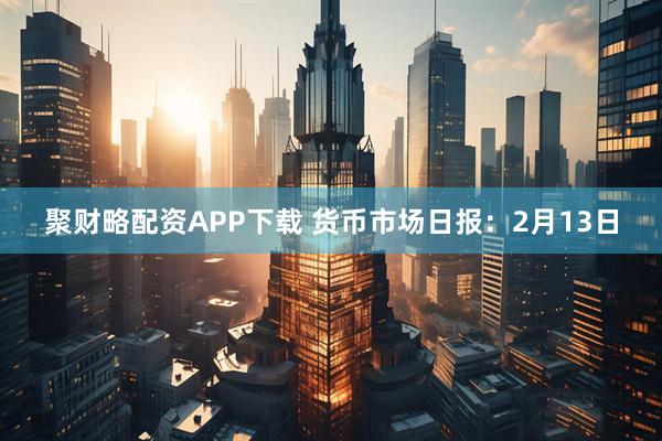 聚财略配资APP下载 货币市场日报：2月13日